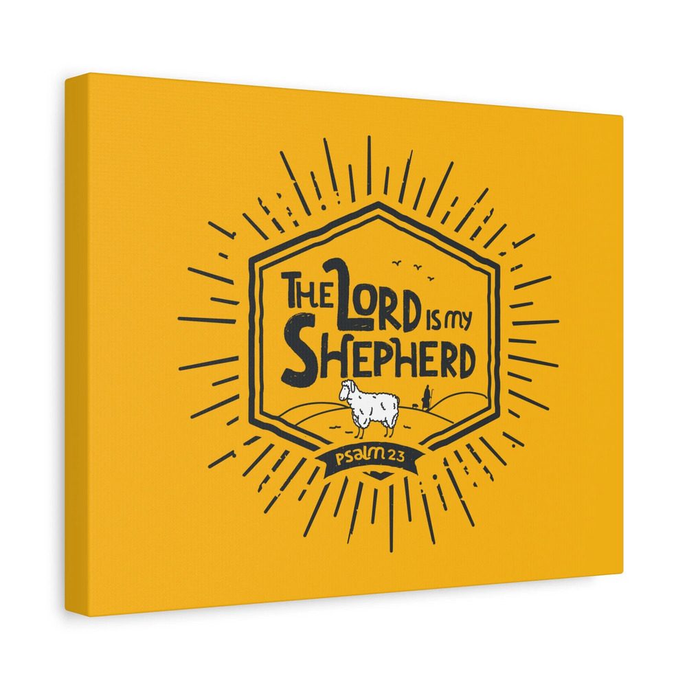 Scripture Canvas The Lord Is My Shepherd Psalm 23 Christian Wall Art Bible